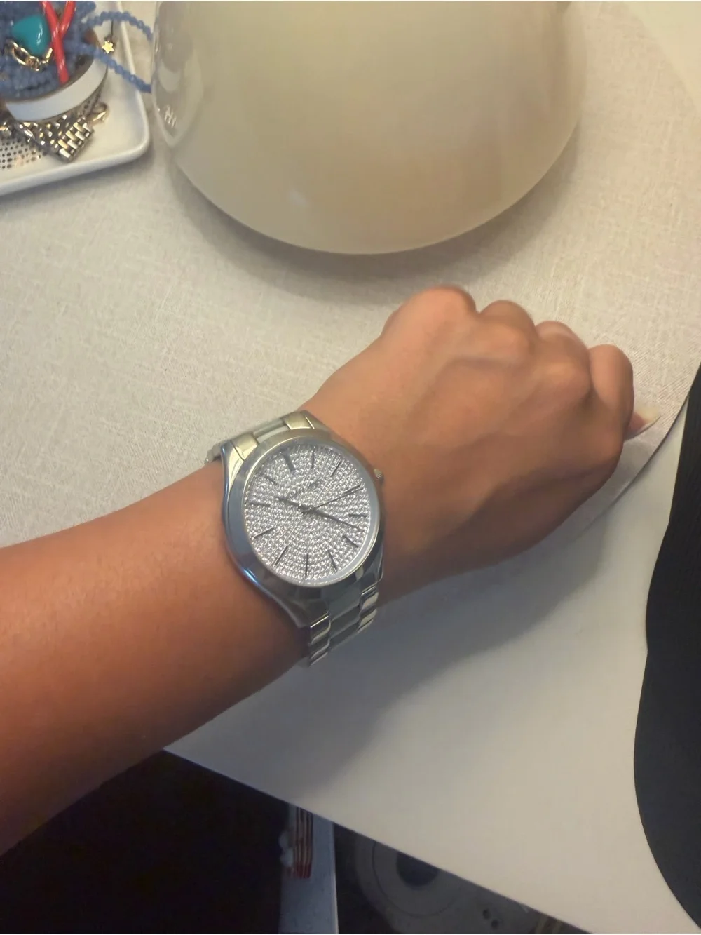 Michael Kors Silver Crystal Dial Women's Watch